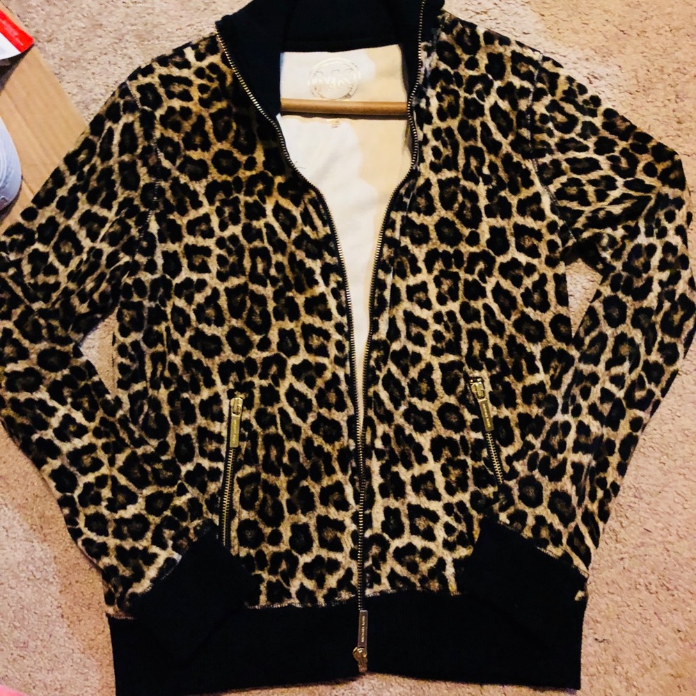 Brand new Michael kors leopard print coat